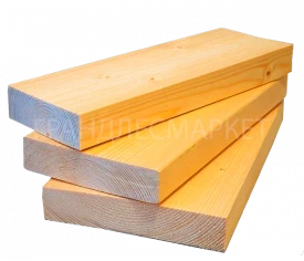 Доска сухая строганная 20х110х6000